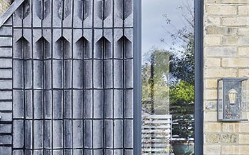 case study plinth bricks for feature wall